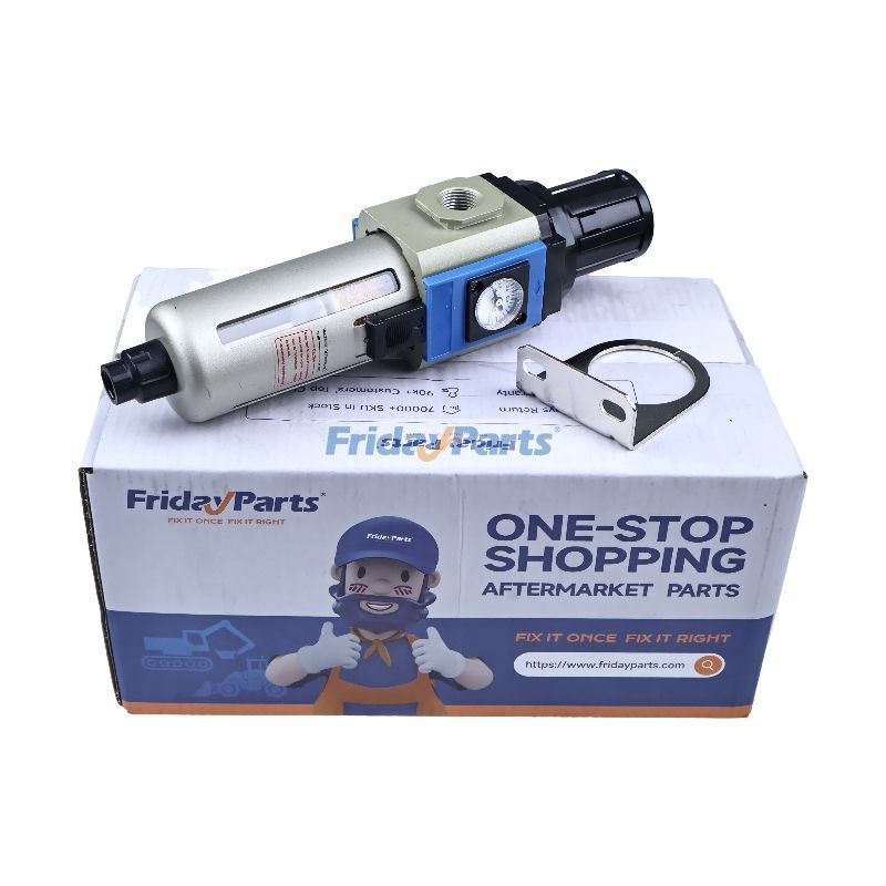 Airtac用ブラケットボード付き空気圧レギュレータGFR300-10