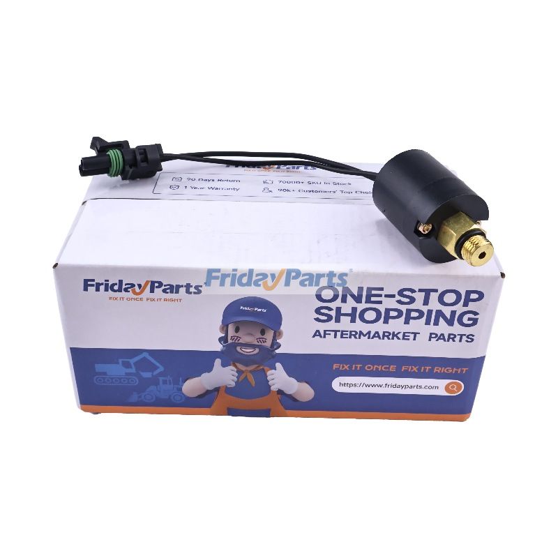 Air Restriction Sensor RE12176 for John Deere Engine 2.9L 3029 4045 6068 Loader 210LE 300D 310D 315D 410D 510D