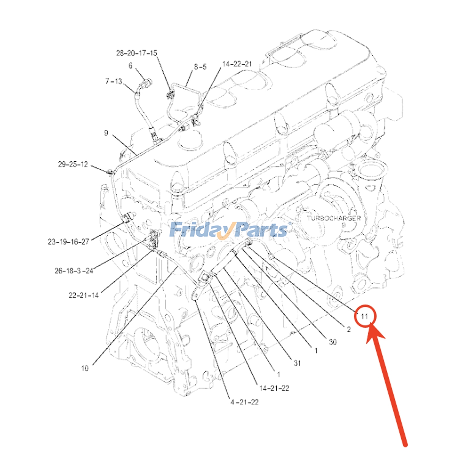 Air Tube Assembly for Engine,Industrial Equipment