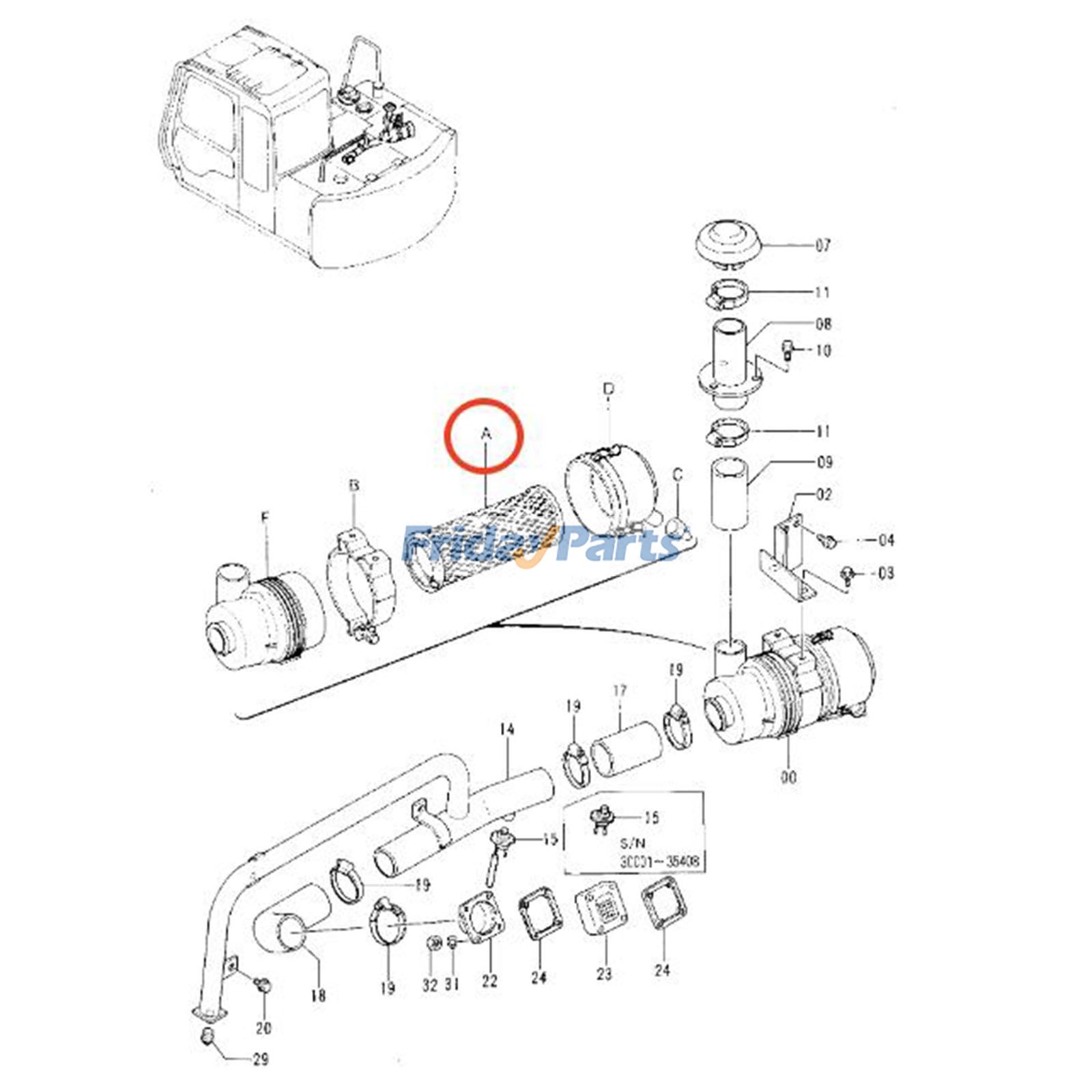 FridayParts Air Filter