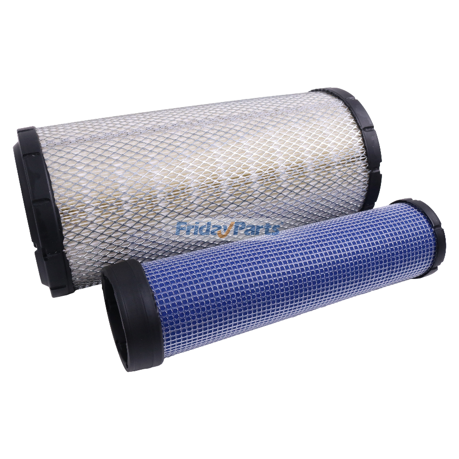 Conjunto de filtros de ar 222421A1 222422A1 AT171853 AT171854 para CASE New Holland Kubota Caterpillar CAT John Deere Komatsu Ford - Substitui Donaldson P829333 P828889