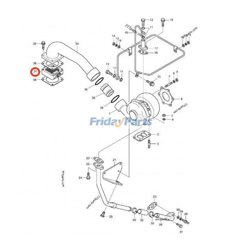 Aquecedor de ar 65.26803-7028B para escavadeira Doosan SOLAR 225LC-V DX140LC-3 TXC225-1 carregadeira MEGA 250-V DL300A para Escavadora ,Carregadora 