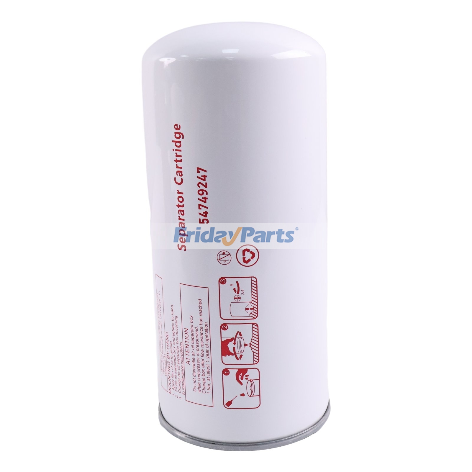 Air Oil Separator compatible with Air Compressor