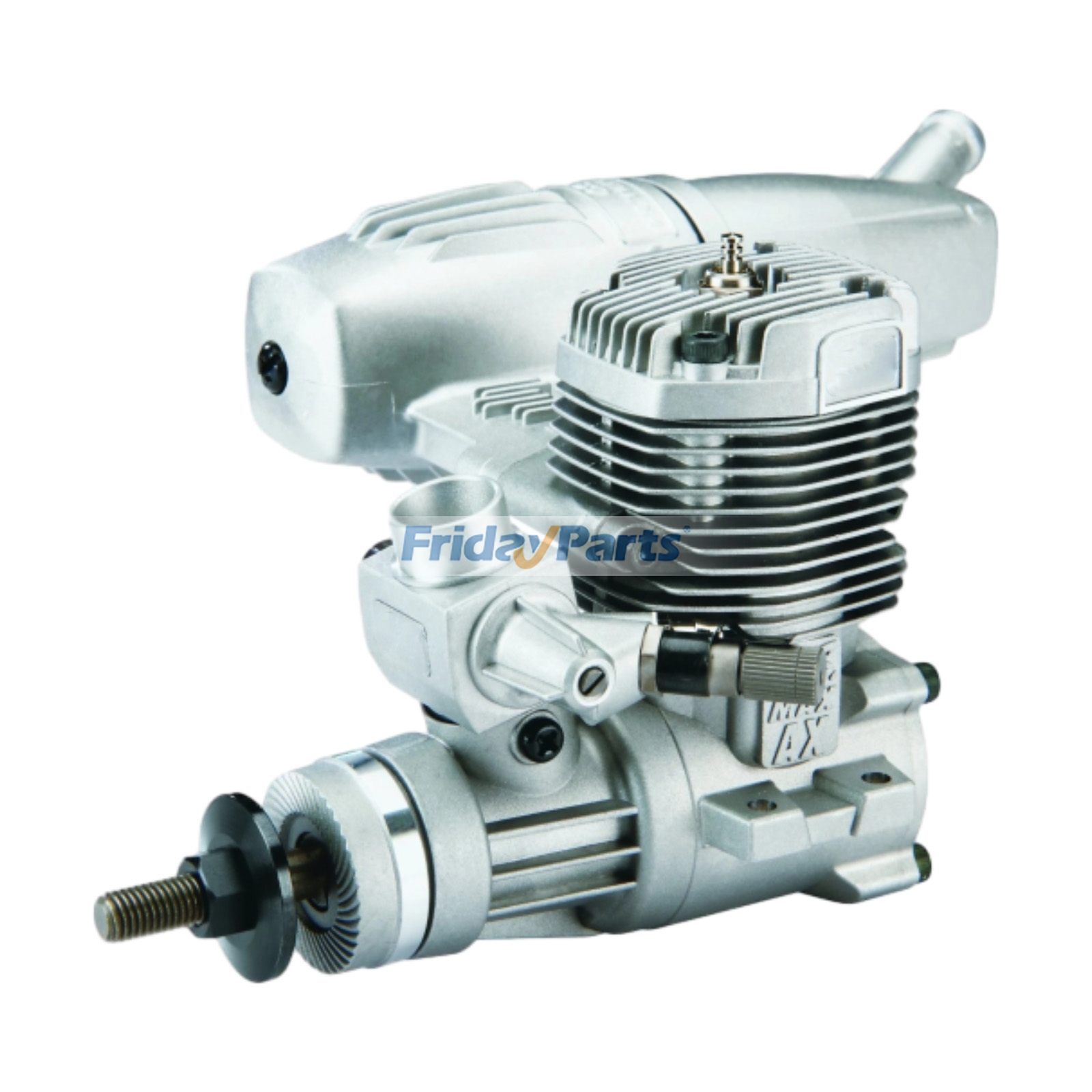 Motor glow para avião com silenciador para OS MAX-46AX II