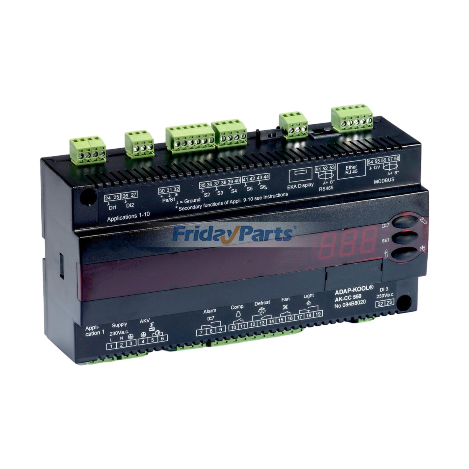 Controlador de caja AK-CC 550 de repuesto para Danfoss 084B8020 para Refrigeración de transporte