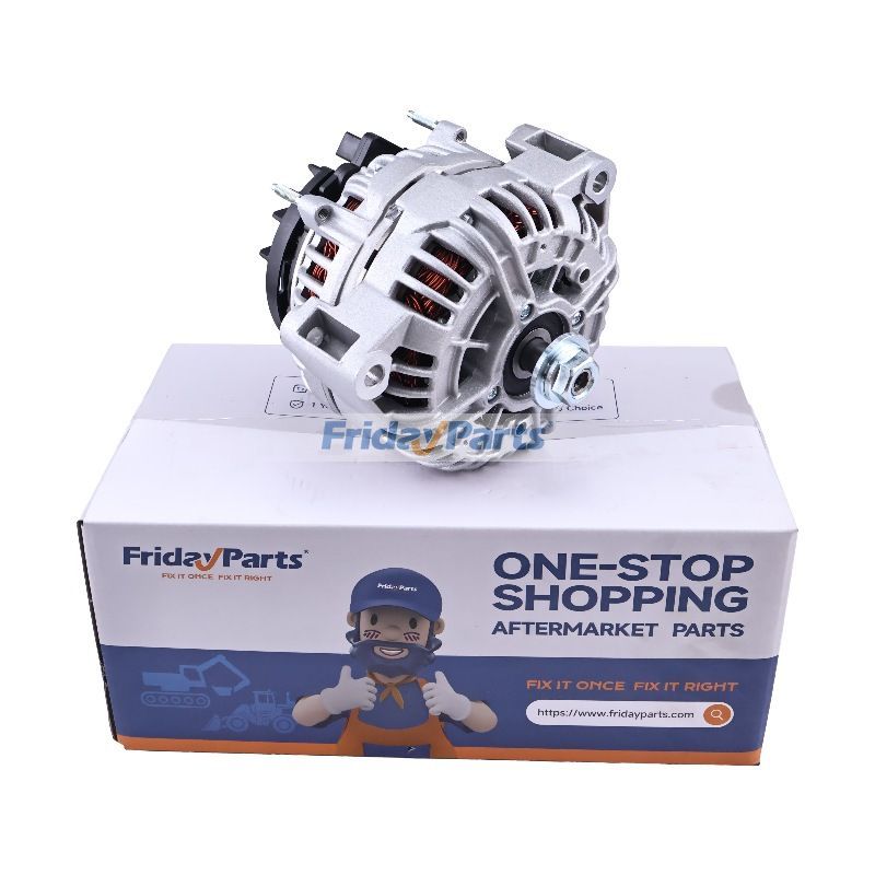 Lichtmaschine 0124625191 für John Deere Motor 4045HL289 Traktor 6110R 6120R 6155R 6M 95 6M 125 6R 230