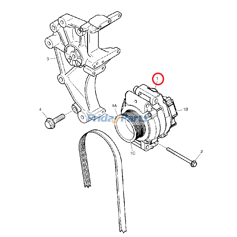 FridayParts Alternator
