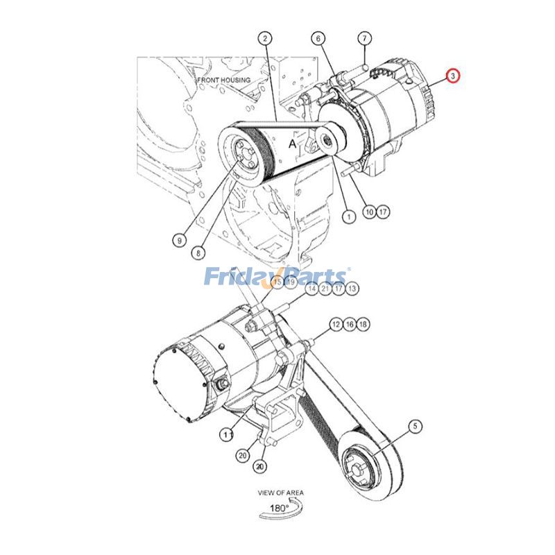24V Alternator 3E-7577 for Caterpillar CAT 3114 3116 3126 3306 3412 C-10 C-12 Engine 345B 350 365B 375