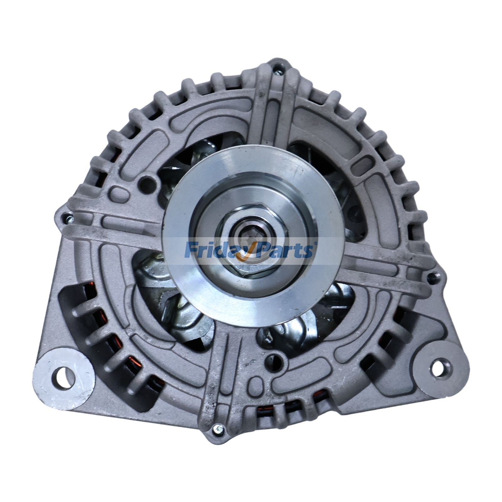 Repuesto Alternador 47524426 de 14 V y 150 A para tractores New Holland Powerstar 100, 110, 120, 90, T4.100, T4.110, T4.120, T4.80F, T4.90 y T5.100. compatible con Tractor Para New Holland FridayParts