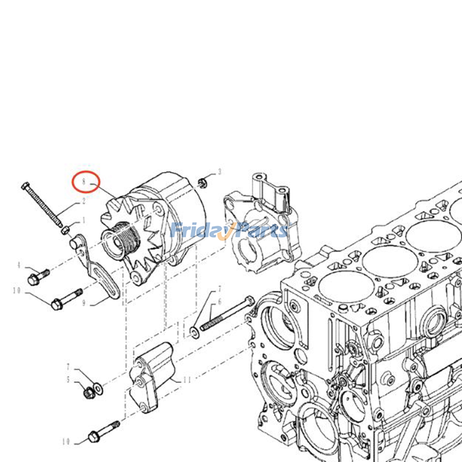 Alternator for Tractor
