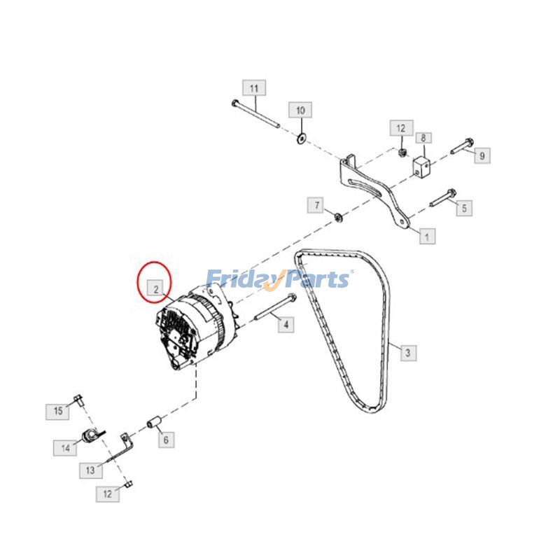  Alternator For JOHN DEERE