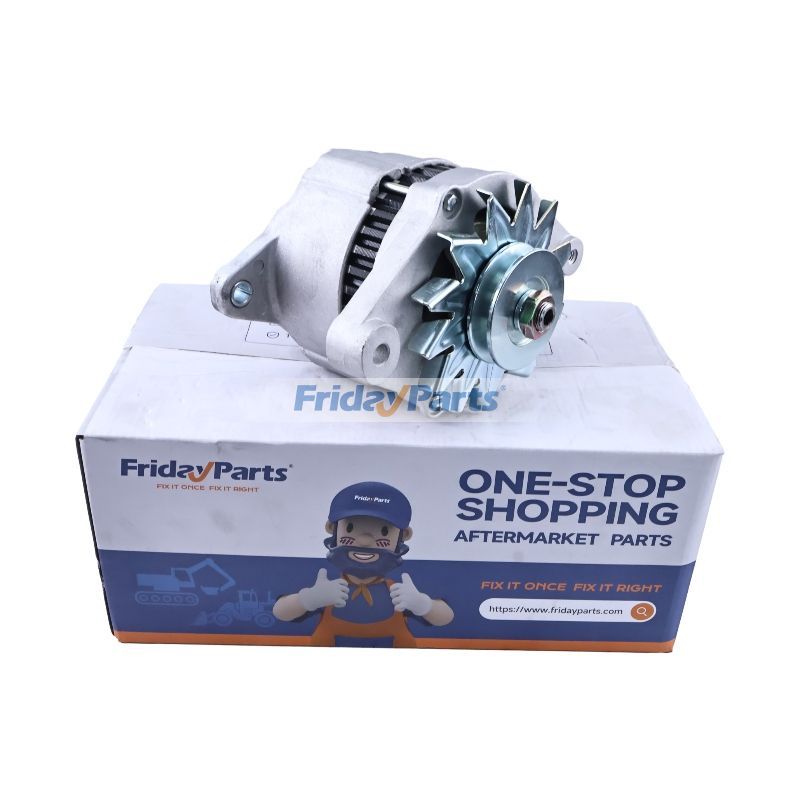 Alternator AT476307 for Yanmar Engine 4TNV86 John Deere 312GR 316GR 317G 320E 323E 325G