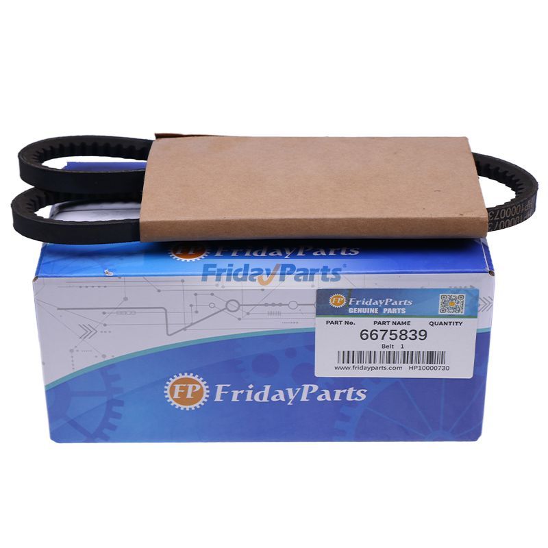 Correa del alternador 6675839 para minicargadoras Bobcat 863 864 873 883 A220 A300 S250 T200