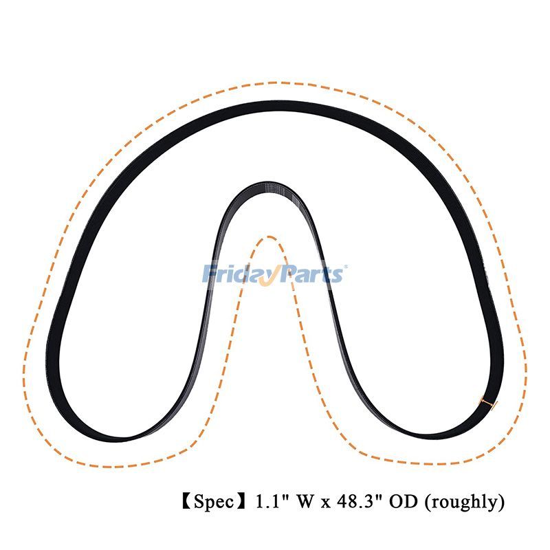 Courroie d'alternateur Peterbilt Paccar MX13pour Camion