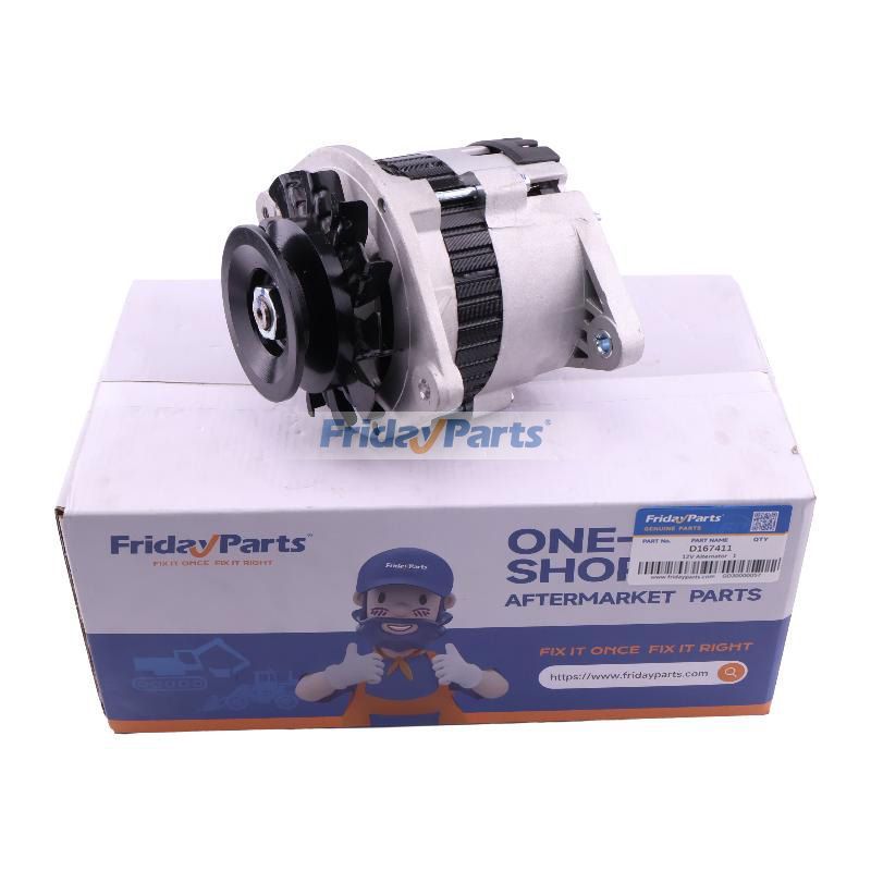 12V Alternator D167411 for Doosan Forklift G15S G18S GC20E-3 GC25E-3