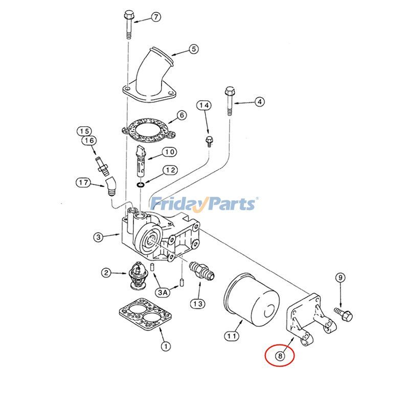 Engine,Loader,Tractor Alternator Support