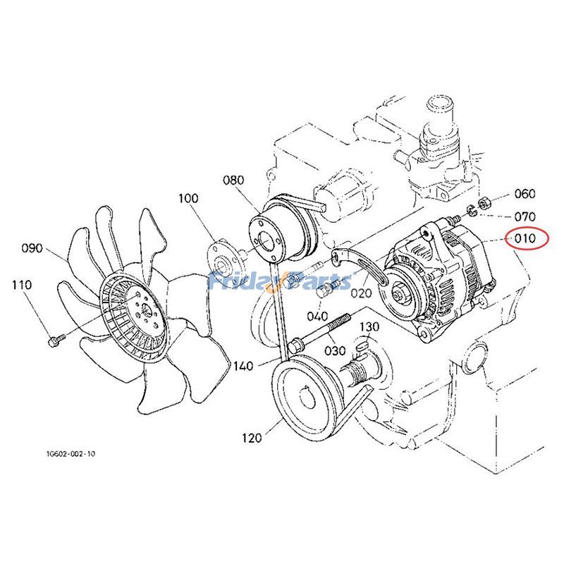 Alternator For KUBOTA Engine,Excavator