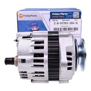 もり114 A-5940 A-5340 セット Alternator Z-8-97201-284-0 for Isuzu Engine 4JG2 C240PKJ-31