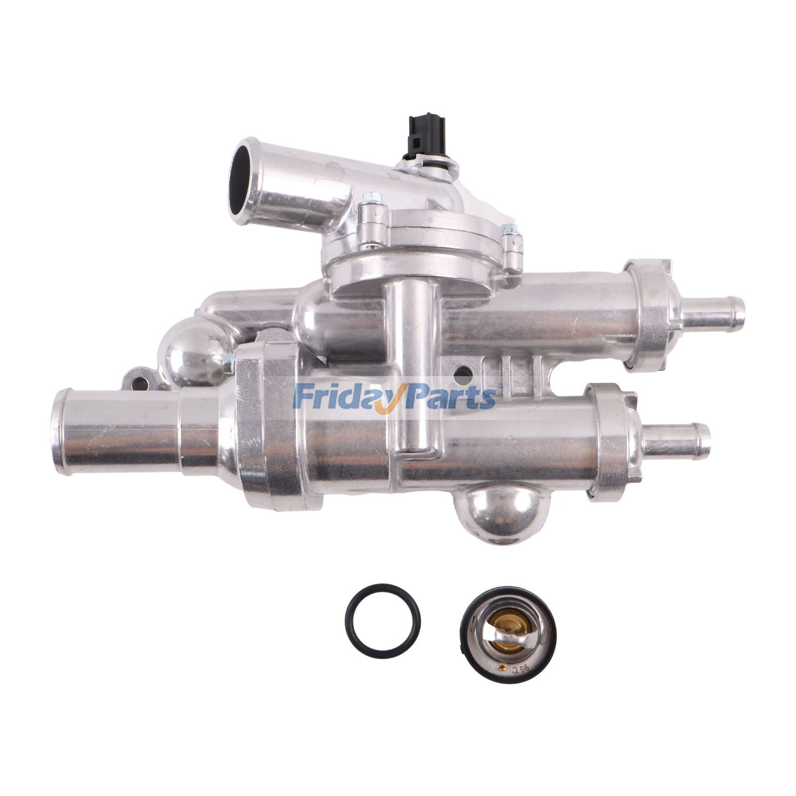 Carcasa de termostato de aluminio 06508355AA para Chrysler 200, Sebring, Dodge Avenger, Caliber, Journey, Jeep Compass, Patriot (2007-2017) Para Dodge,Para Jeep,Para Chrysler