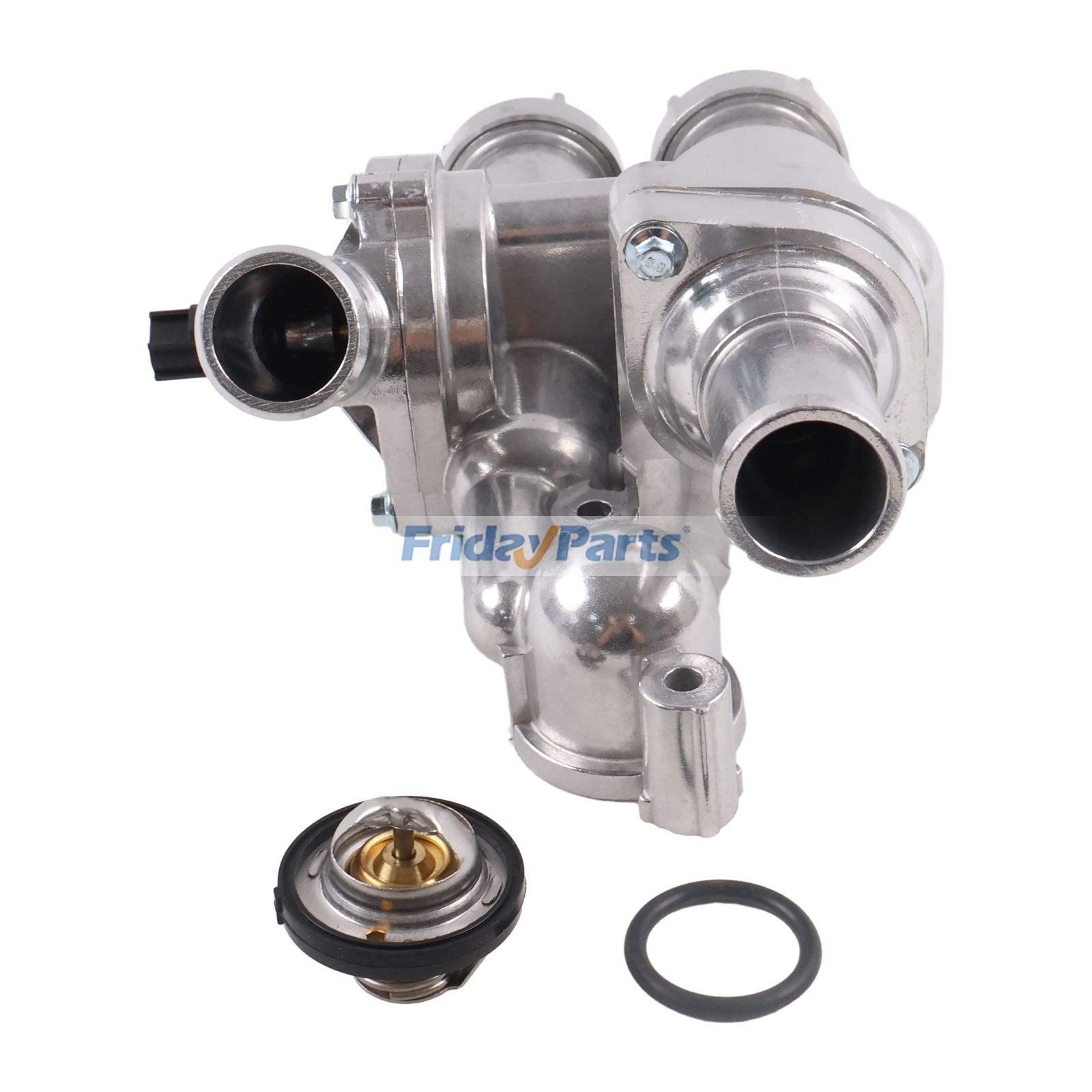 Compra Carcasa de termostato de aluminio 06508355AA para Chrysler 200, Sebring, Dodge Avenger, Caliber, Journey, Jeep Compass, Patriot (2007-2017) en Fridayparts