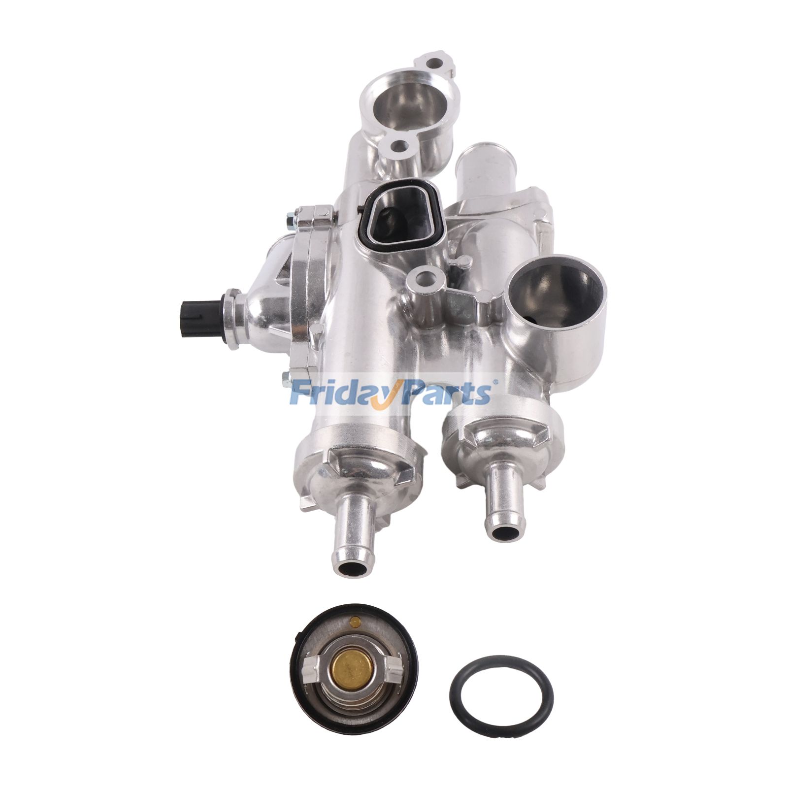 Carcasa de termostato de aluminio 06508355AA para Chrysler 200, Sebring, Dodge Avenger, Caliber, Journey, Jeep Compass, Patriot (2007-2017)