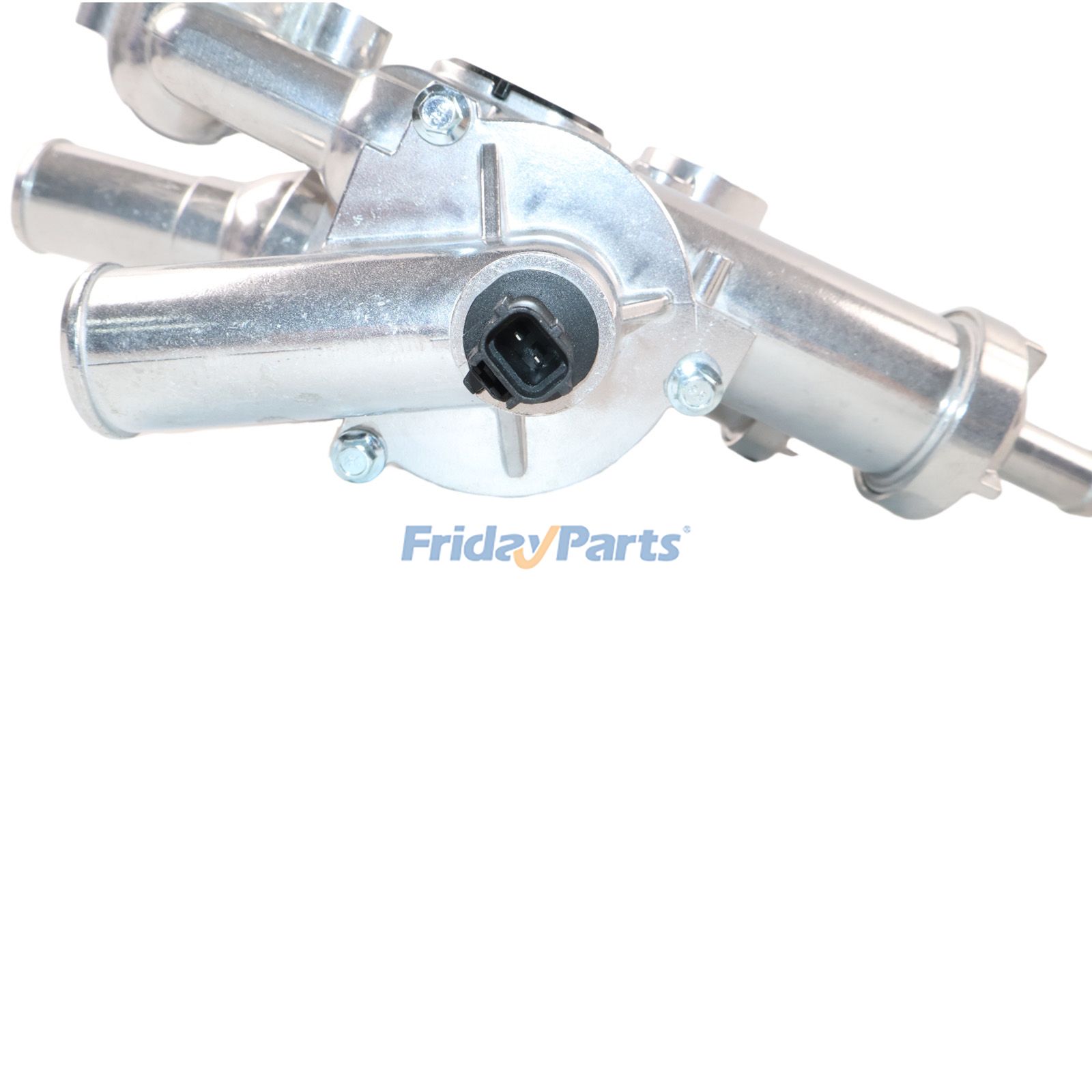 Repuesto Carcasa de termostato de aluminio 06508355AA para Chrysler 200, Sebring, Dodge Avenger, Caliber, Journey, Jeep Compass, Patriot (2007-2017) compatible con Vehículo Para Dodge,Para Jeep,Para Chrysler FridayParts