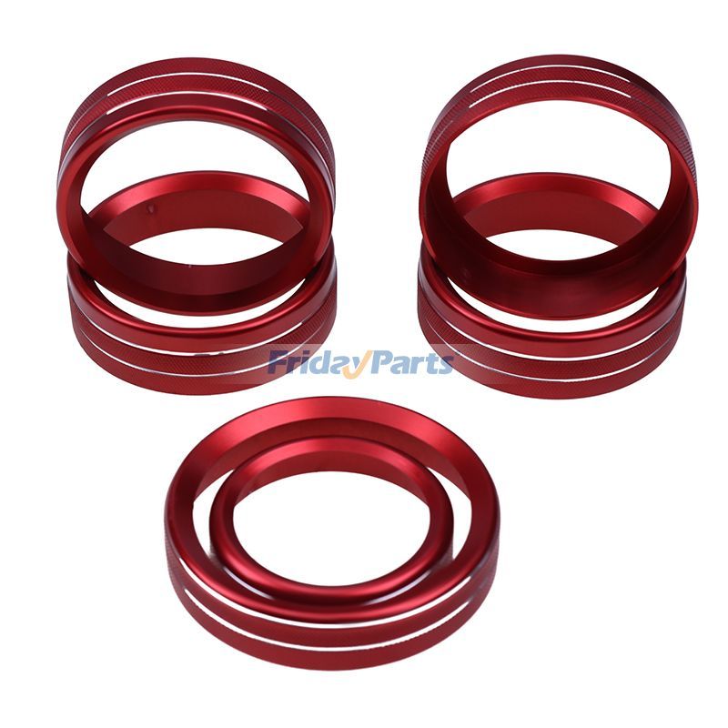 Truck,Vehicle  Air Conditioner Audio Switch Knob Ring Trim