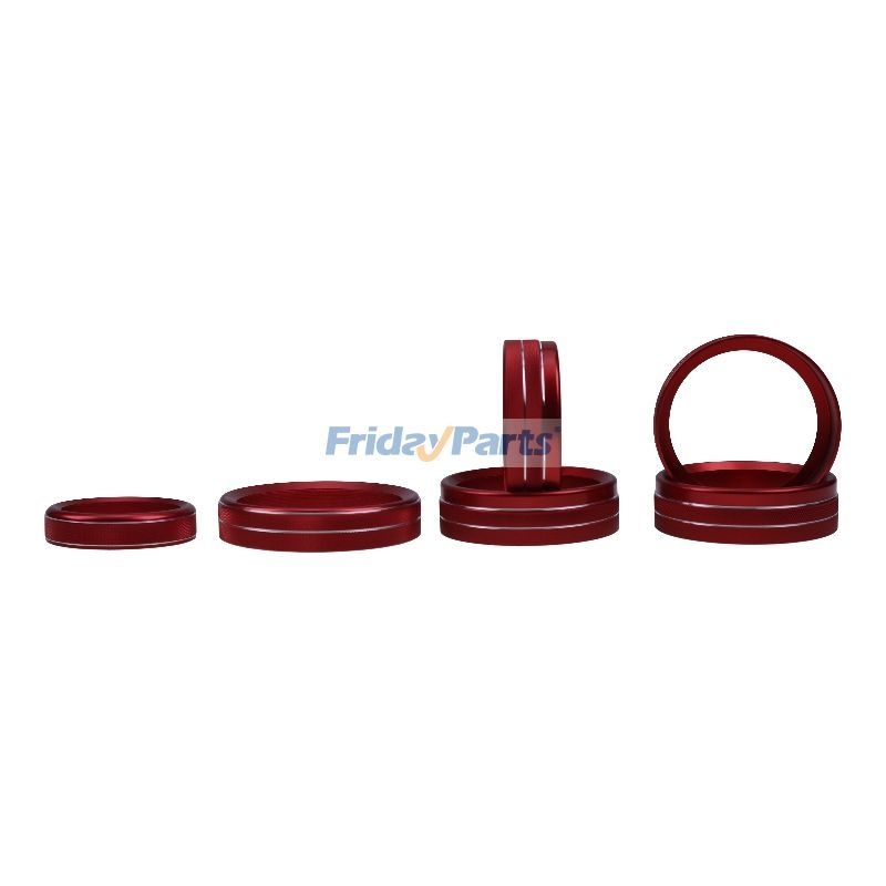 Black Aluminum Knob Ring Covers For Ford F150 XLT 2016-2019 – AC, 4WD, Audio Switches