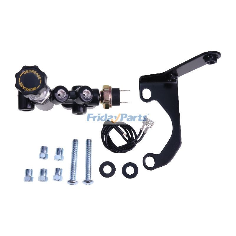 FridayParts Kombiniertes Proportionalventil mit einstellbarem Knopf aus Aluminium