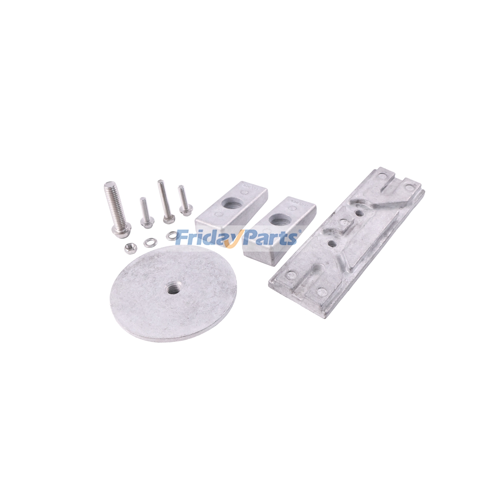 Aluminum Anode Kit 8M0107548 for Mercury Outboard Motor 150HP