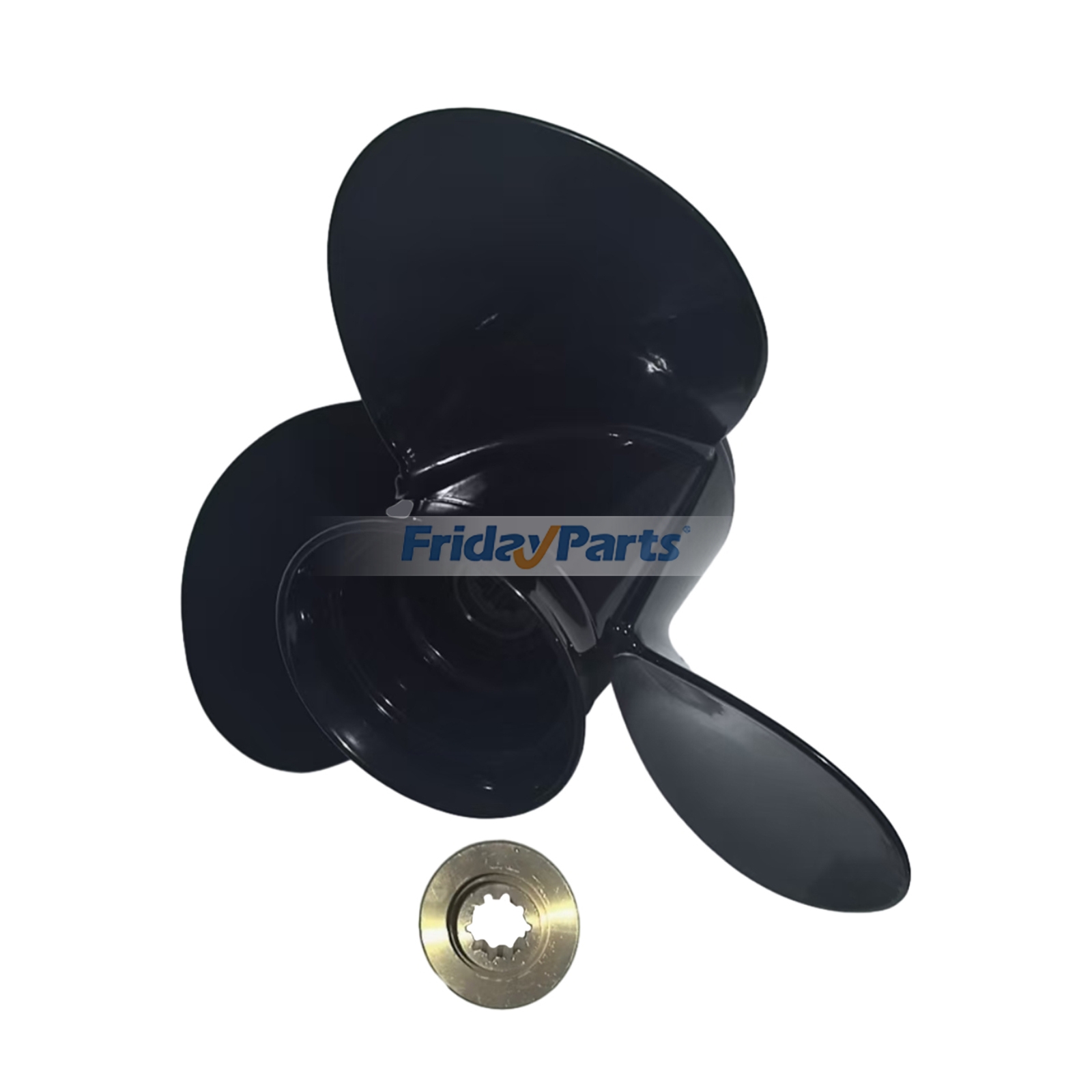 Hélice Aluminium 11 1/4 X 10 Droite – Compatible Mercury 25-70 HP, Réf. 48-73132A45, 13 Dentures, Performance Marine