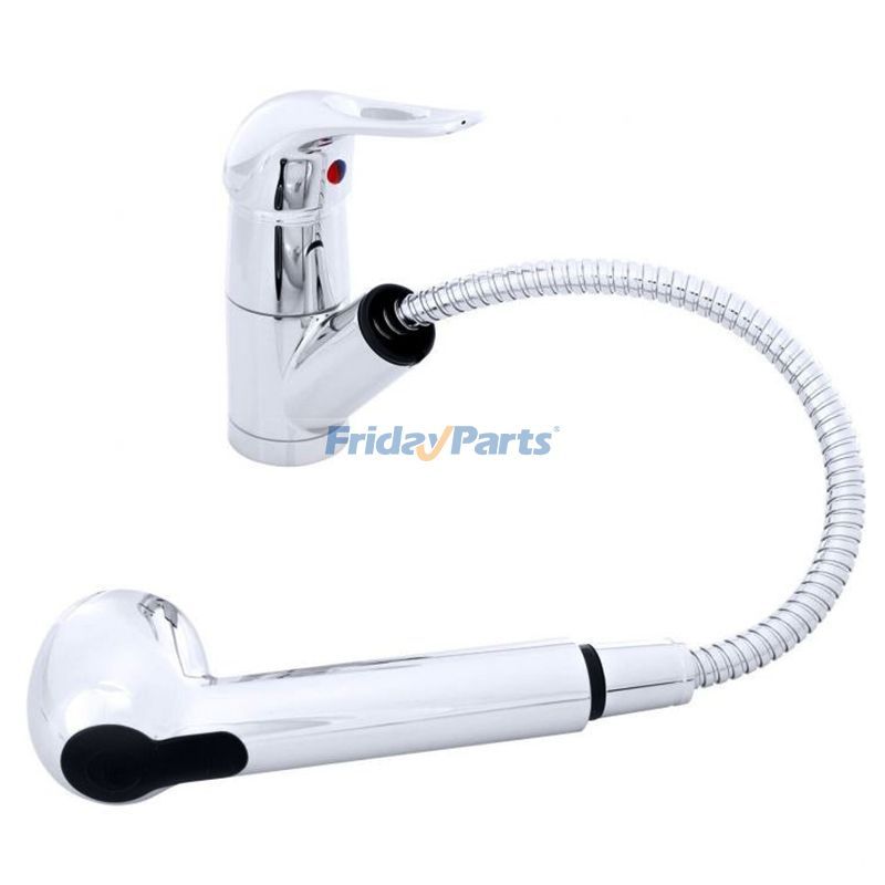 Petit robinet de cuisine extractible chromé Ambassador Marine Stasis 133-0112-CP