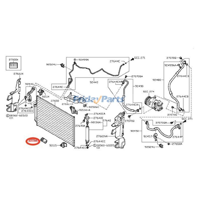 FridayParts Ambient Air Temperature Sensor