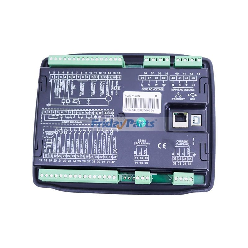 他ブランド用用発電機と主電源で構成される SmartGen 自動システム用の AMF 発電機コントローラ HGM7120N