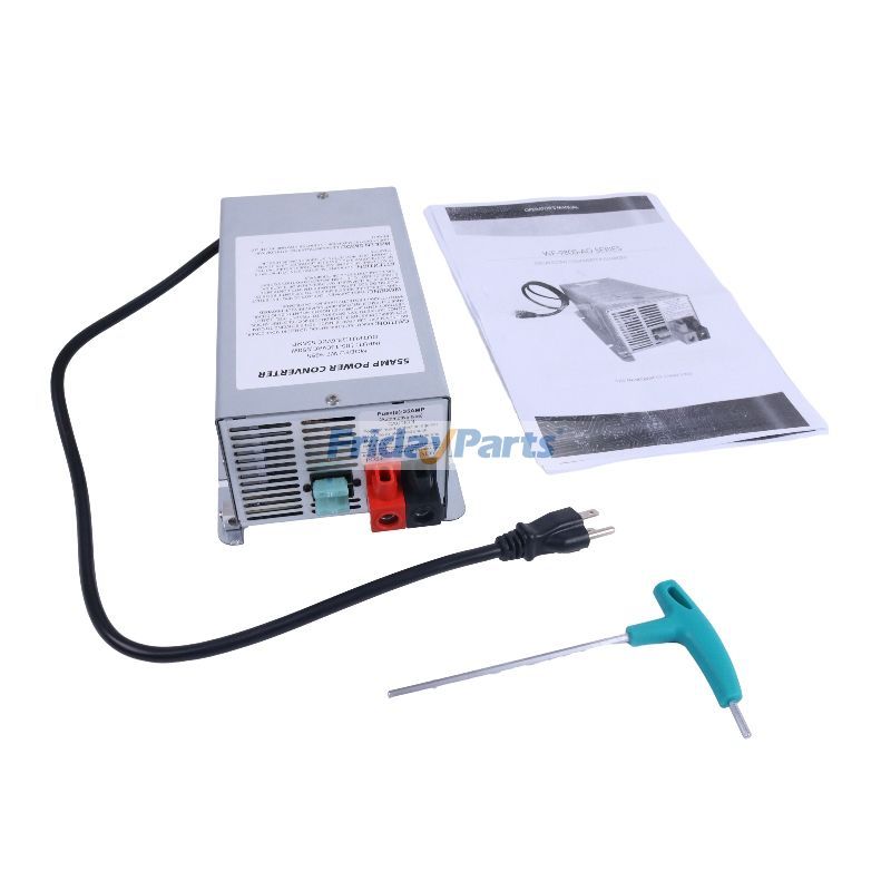 Amp Deck Mount Power Converter Charger Corded RV Trailer Camper WF9855