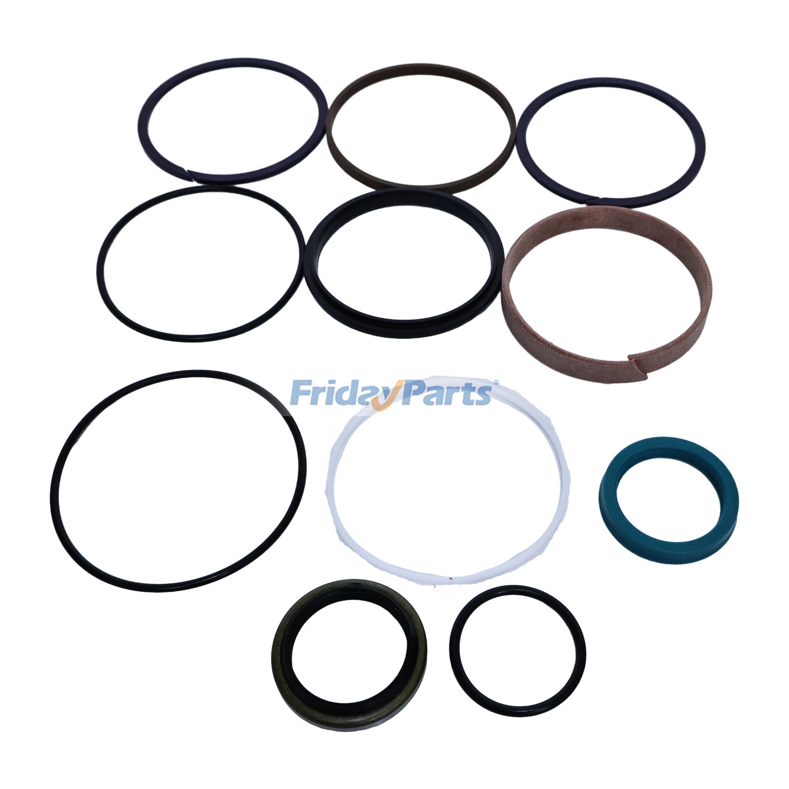 Angle Lift Tilt Cylinder Seal Kit 707-98-22410 for Komatsu Excavator PC75UU-3 Bulldozer D31E-18 D31P-20 D37E-5 D31E-20 D37P-5