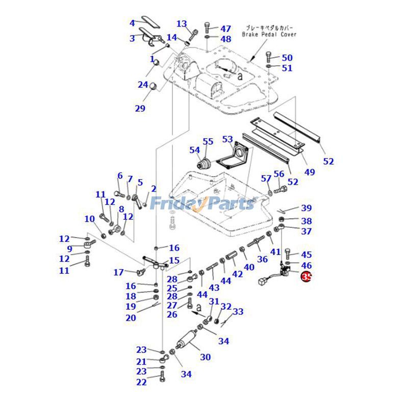 Angle Sensor 7861-93-4040 for Komatsu Bulldozer D475A-5