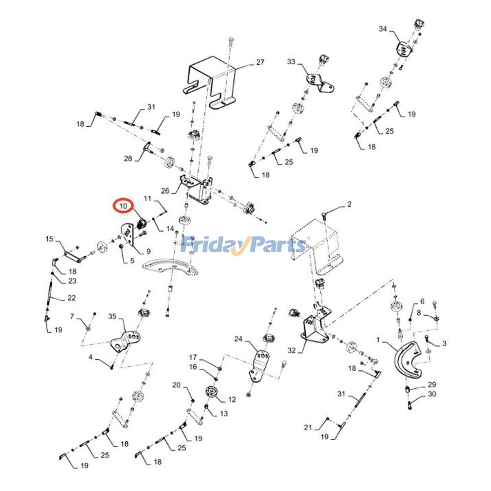 FridayParts Winkelpositionssensor