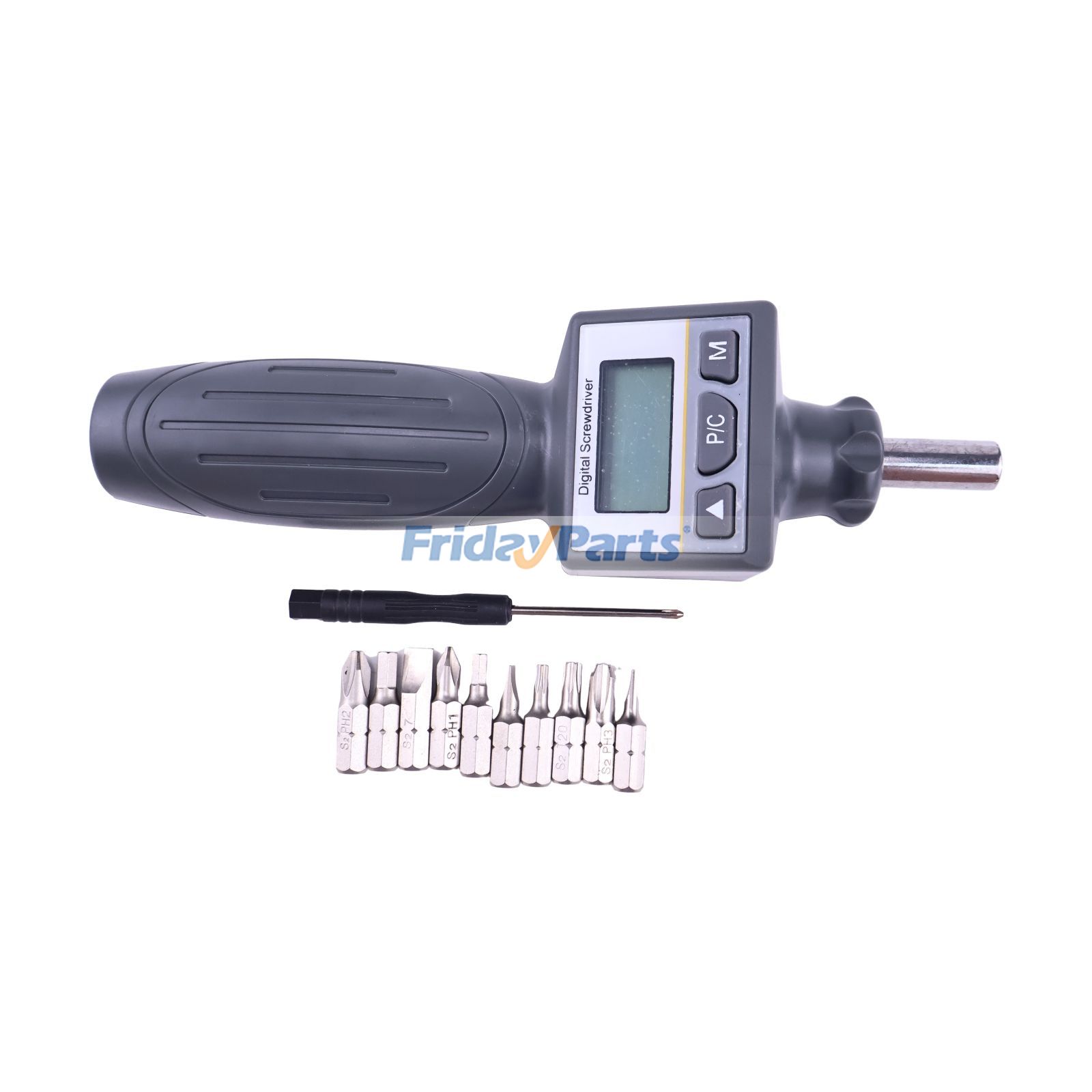 Motorcycle,Vehicle,Others Digital Torque Screwdriver with LCD Backlight for Instrumentation Household Appliances - Black