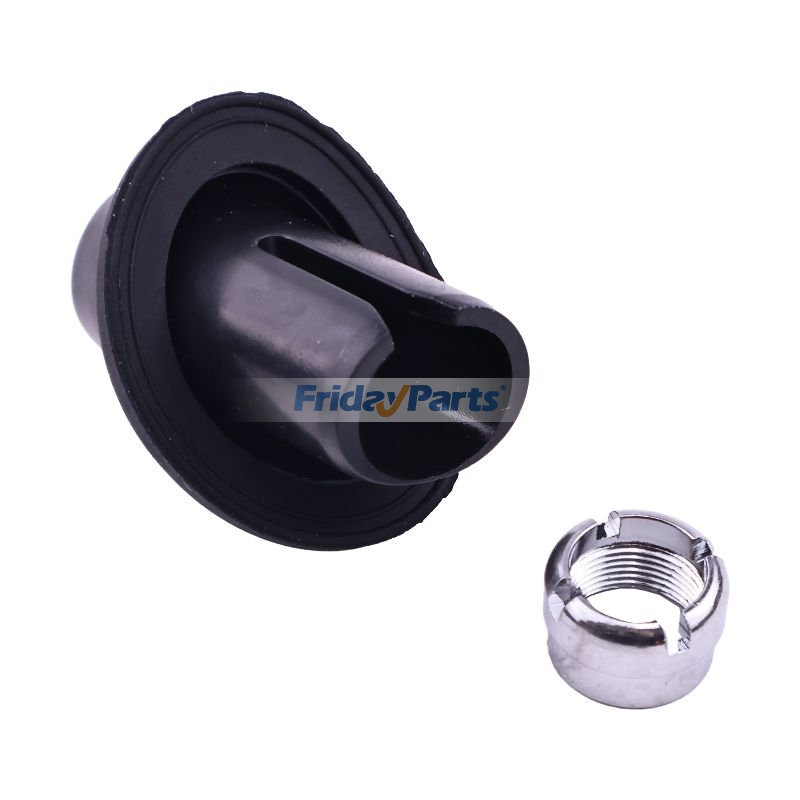 Antenna Rubber Nut Top Cap Bezel Ornament for Engine,Vehicle