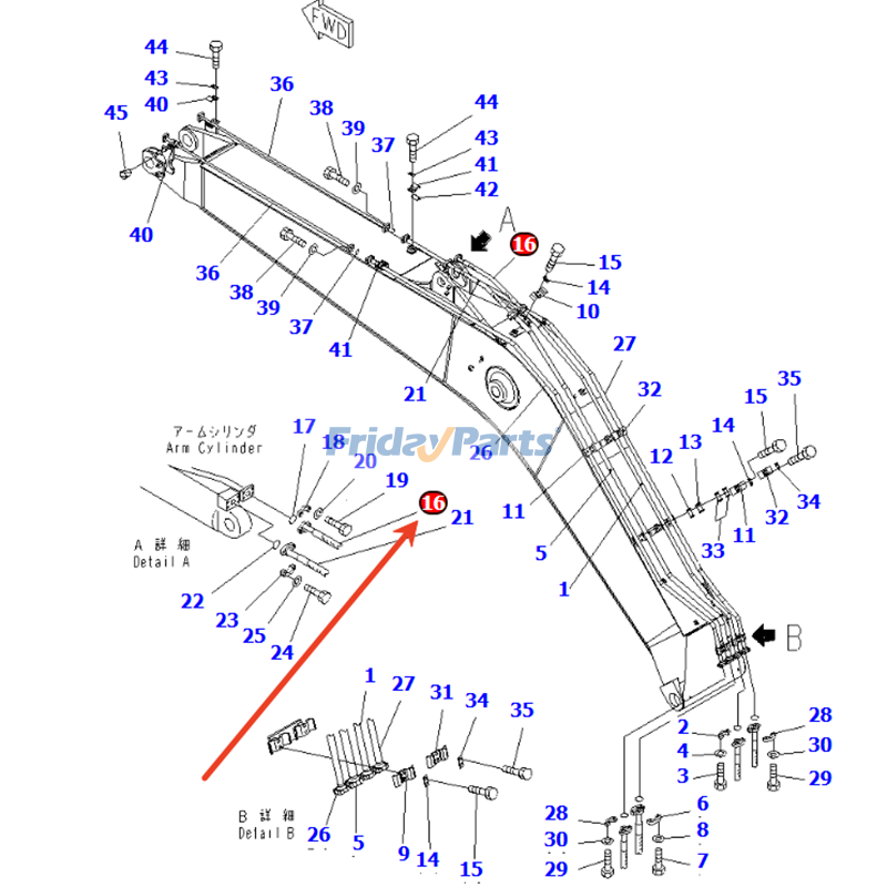 Line Hose for Excavator