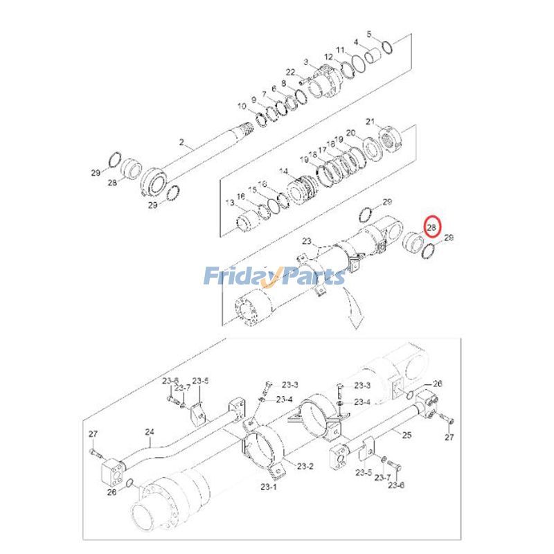 Arm Bucket Cylinder Bushing for Excavator