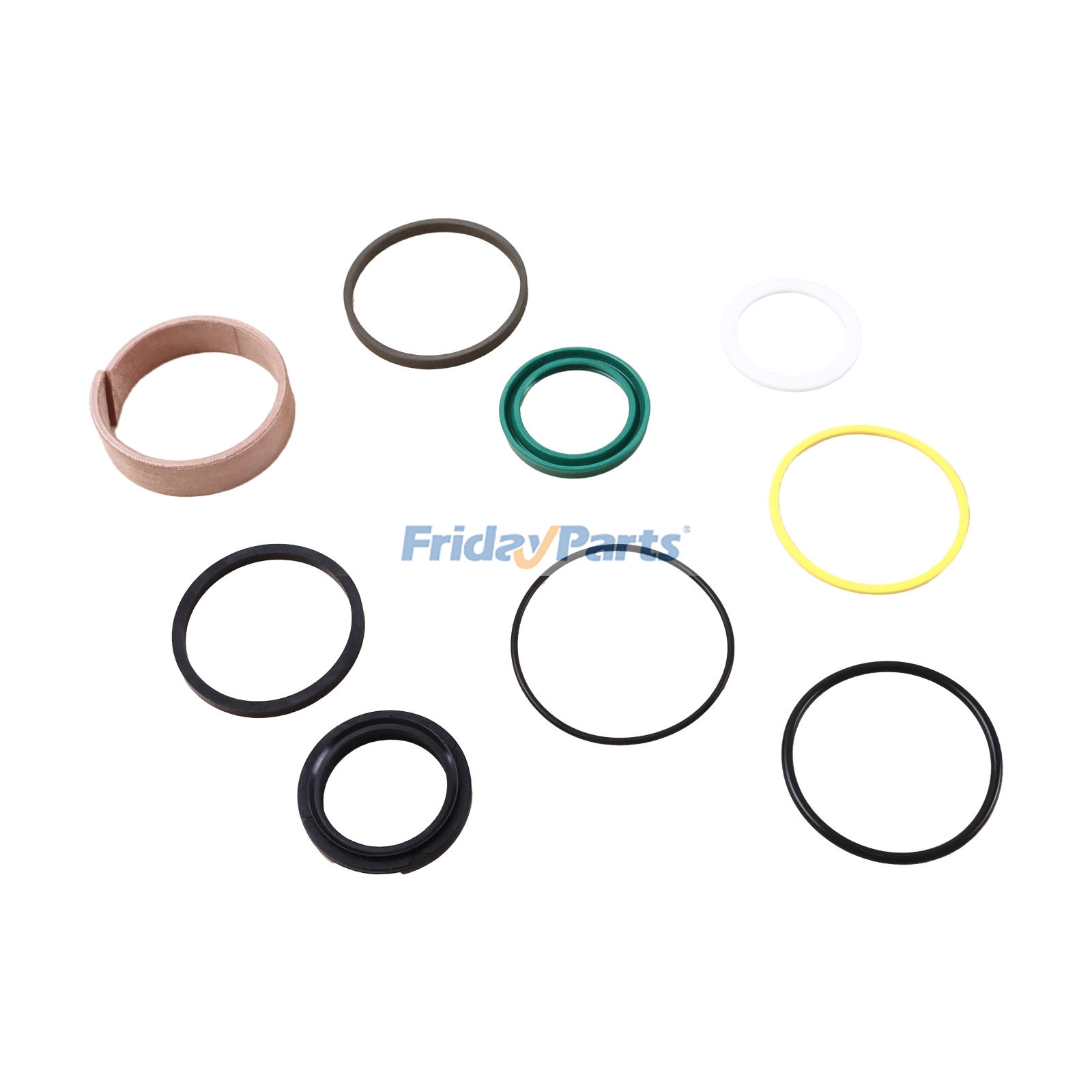 Kit de sellos para cilindro de cucharón de brazo YW182-95310 para excavadora Kubota U15 U17 KX41-3 de FridayParts