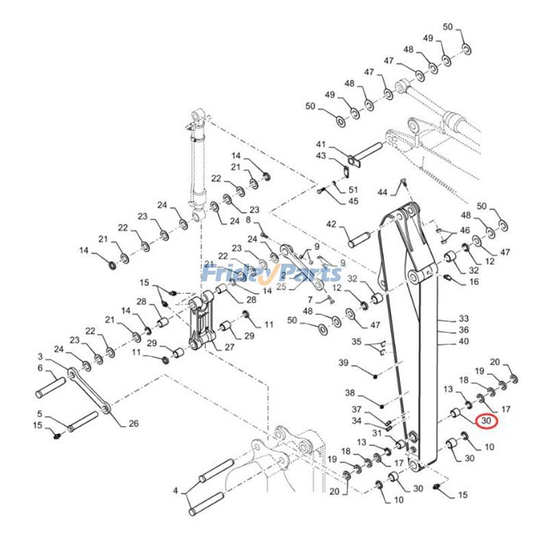 Arm Bushing for Excavator