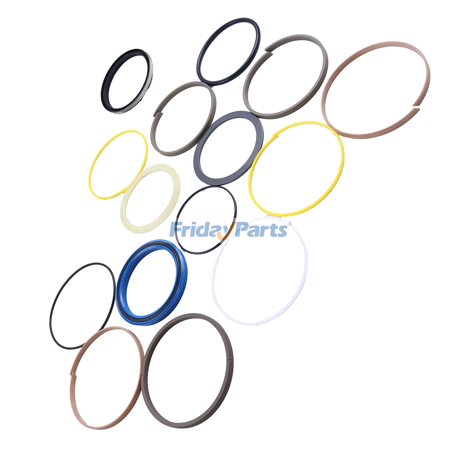 Escavadora  Para JCB - Kit de vedação do cilindro do braço para escavadeira hidráulica JCB JS220LC