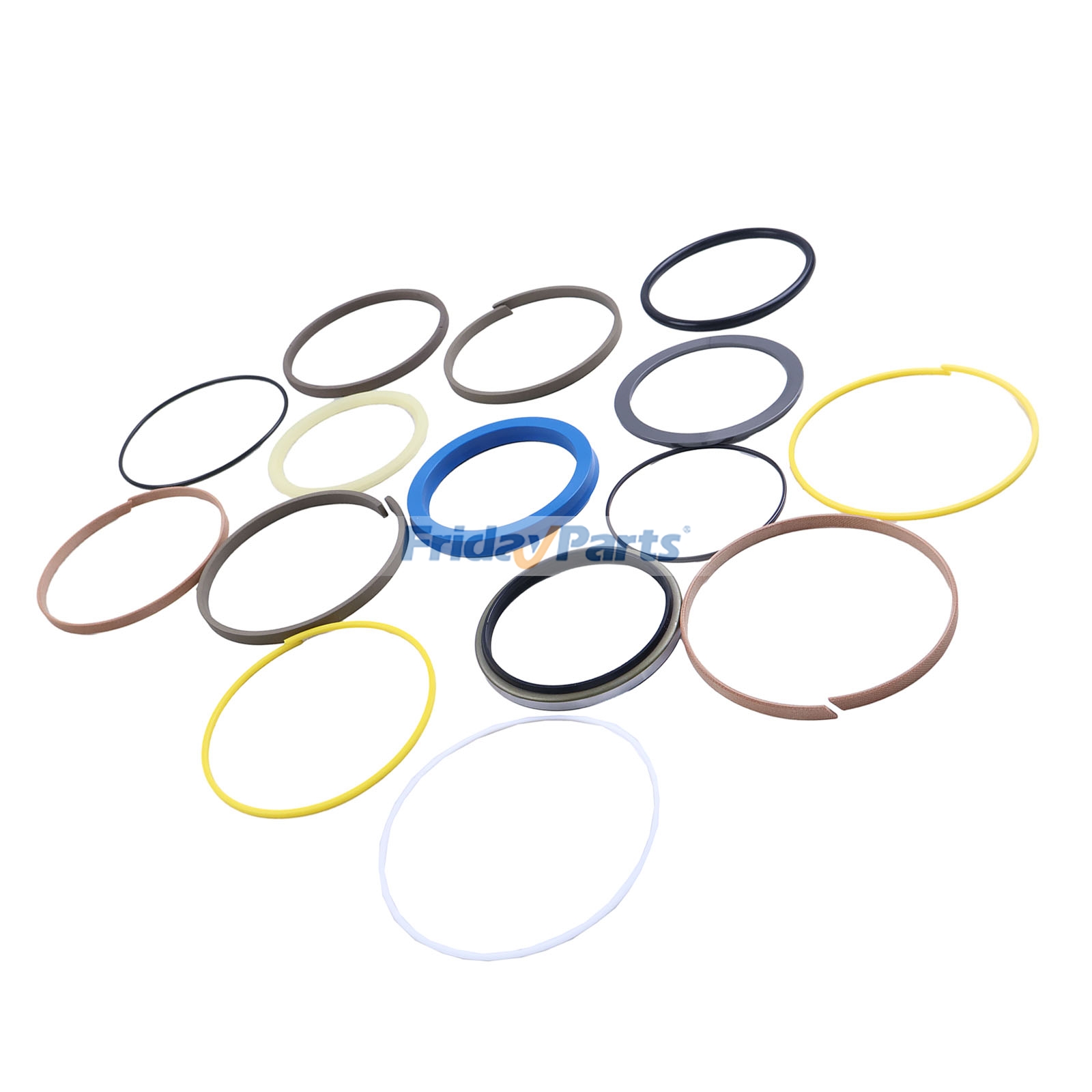 Kit de vedação do cilindro do braço para escavadeira hidráulica JCB JS220LC FridayParts