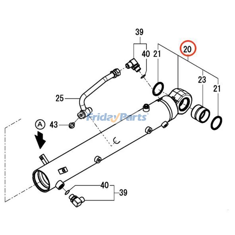 FridayParts Armrohrbaugruppe