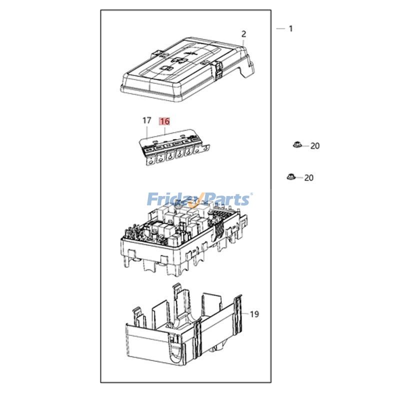 Boîtier Array Fuse Z de FridayParts