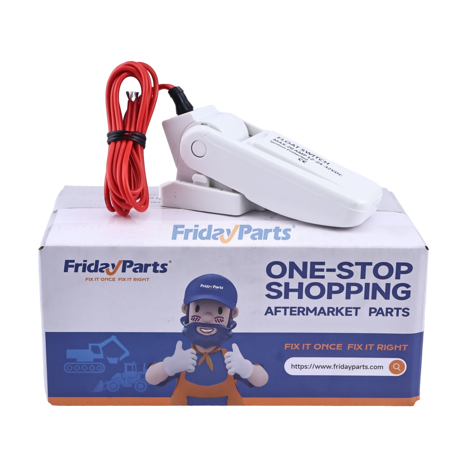 Automatischer Schwimmerschalter für die Bilgenpumpe, 12 V, 24 V, 32 V, Zündschutz, quecksilberfrei, für Boote