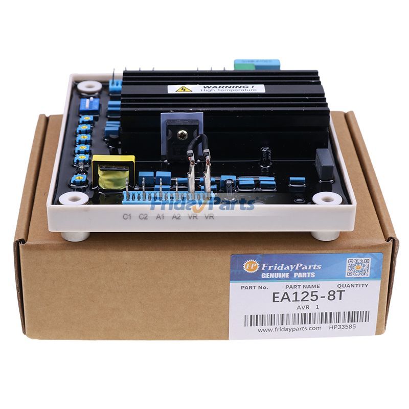 Régulateur de tension automatique AVR EA125-8T EA125-8FC pour générateur